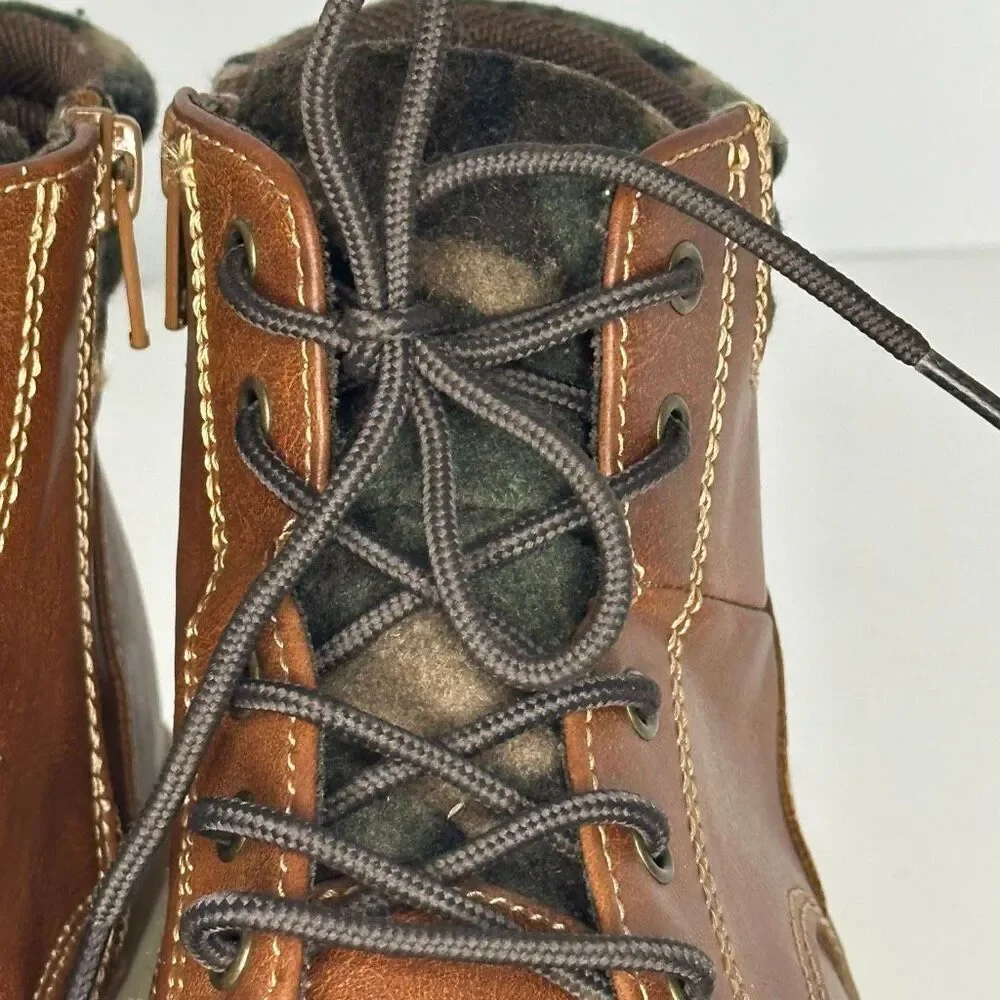 Thereabouts Newport Faux Leather Lace-Up Boots | Boys Size 6